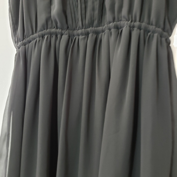 Abercrombie & Fitch Dress Ruffle Sleeves Size L - Picture 4 of 7